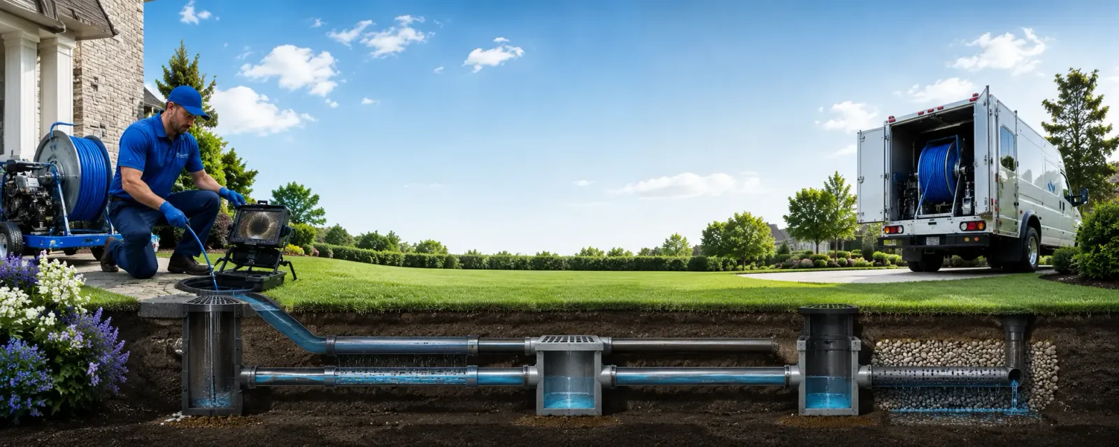 Outdoor drain cleaning information for Wakefield, MI